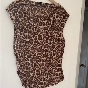 Faded Glory Animal Print Sleeveless Blouse